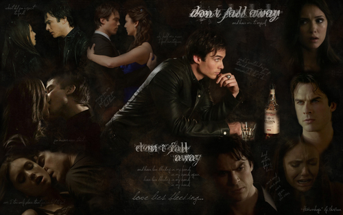  "Hemorrhage" -- Damon and Elena