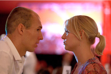  Arjen Robben and his wife Bernadien