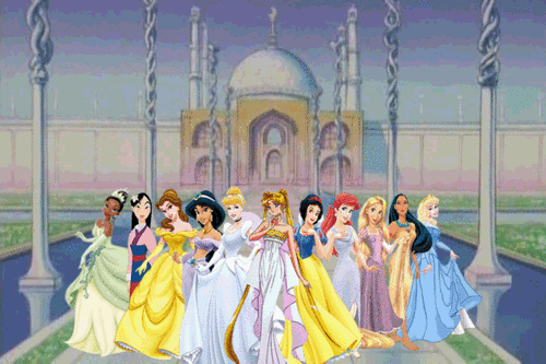  디즈니 Princesses meet a different princess