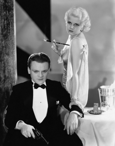 James Cagney and Jean Harlow