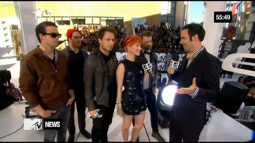  Paramore at the MTV Video موسیقی Awards 2010
