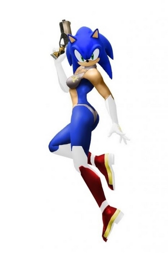  Sonic in a woman's body???