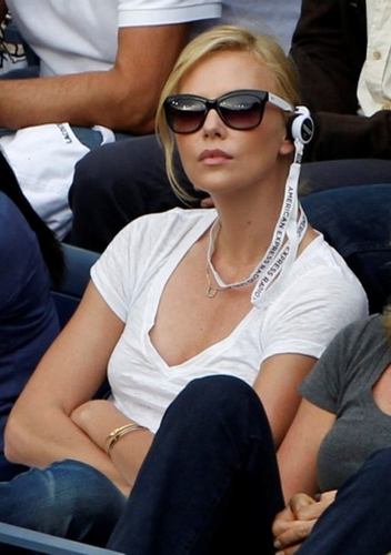  charlize theron us open