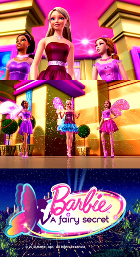  búp bê barbie A Fairy Secret- pics from first trailer!