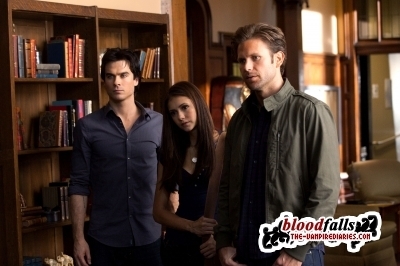  Damon, Elena, Alaric, Vanessa and Tyler