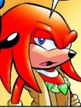  Knuckles in a tribal outfit again!:)