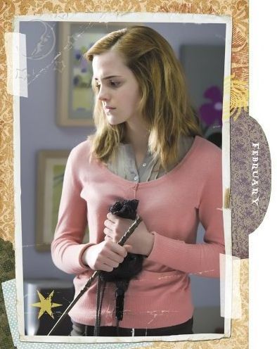  New Hermione in bedroom promo Part I calendar cover
