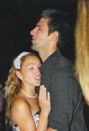 Novak Djokovic and Jelena Ristic sex in public!