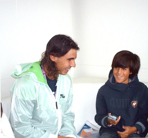  Rafa Nadal and Pablo October 2005