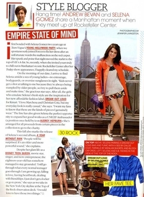  Selena in Teen Vogue Magazine