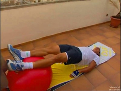  fitness with Rafa Nadal !!