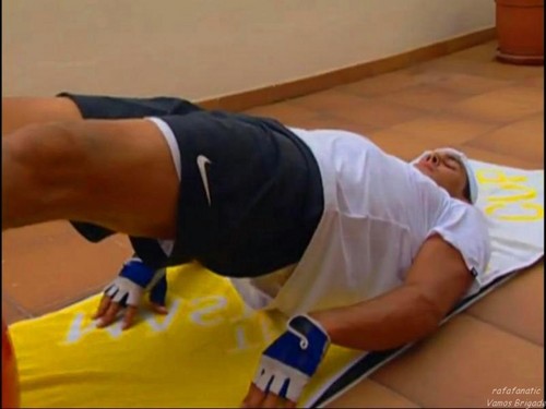  fitness with Rafa Nadal !!