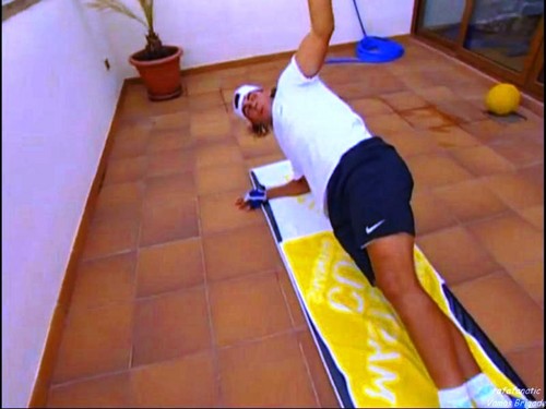 fitness with Rafa Nadal !!!!!