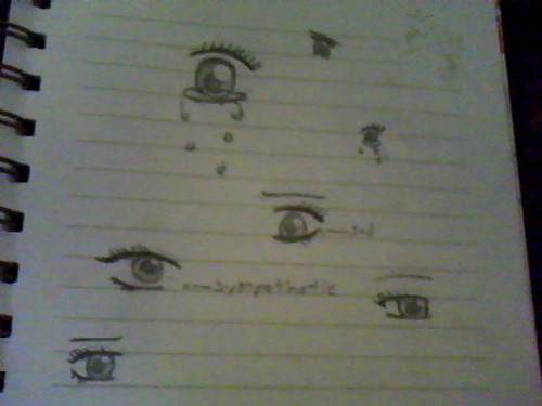  this is how i draw my eyes