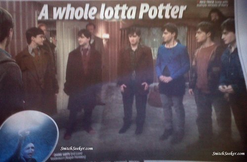  First pic of Dan Radcliffe as all seven Harry Potters.