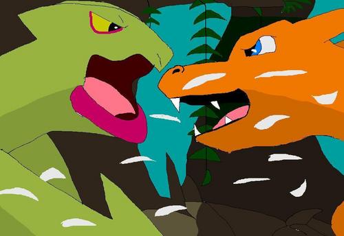  "Wild" Fight Against A Sceptile