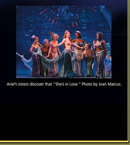 Ariel and her sisters on broadway