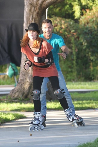Brian on set of Desperate Housewives