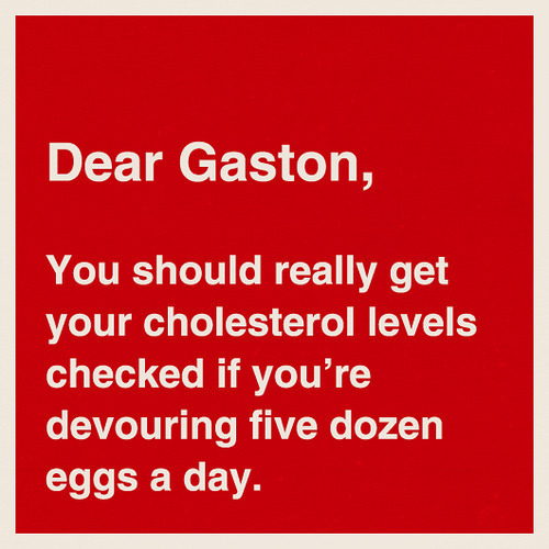  fã letter to Gaston