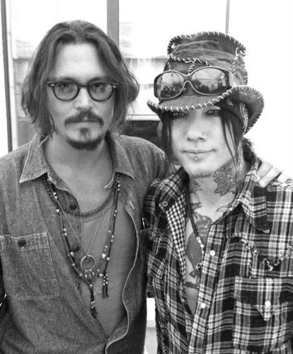  Johnny Depp and DJ Ashba