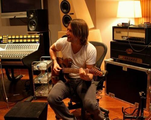 Keith in The Recording Studio, Sept. 2010
