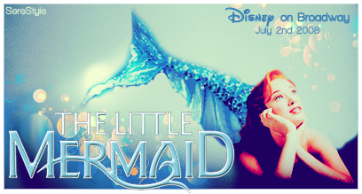  Little Mermaid on Broadway banner