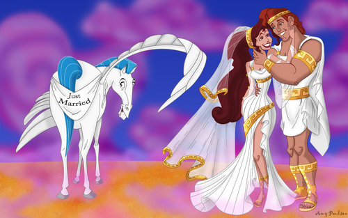  Megara and Hercules wedding