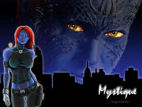  Sexy Mystique from The X-men played 의해 Rebecca Romijn