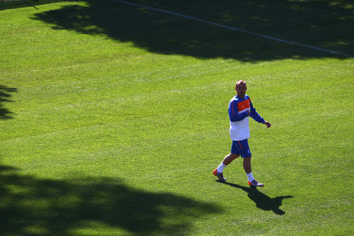  Sneijder playing for the Netherlands