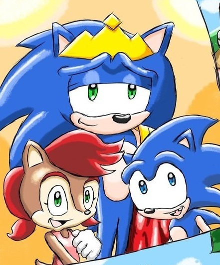 Sonic and his royal children