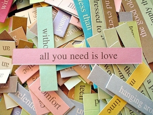  all 당신 need is 사랑
