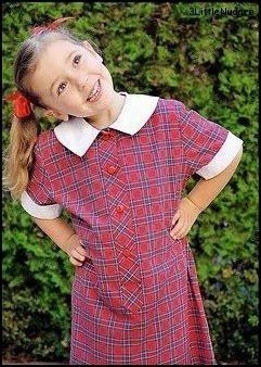  Gemma in her school uniform