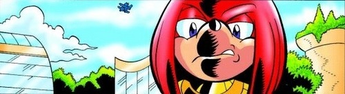 Knuckles/Enerjak disappointed in his friends