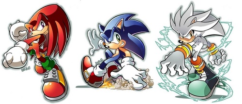  Knux. Sonic. Silver