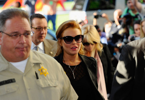  Lindsay Lohan Probation Hearing