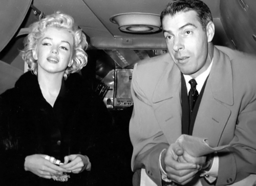 Marilyn and Joe DiMaggio 