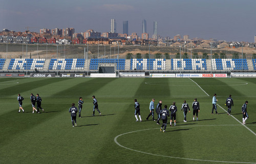  Real Madrid practicing