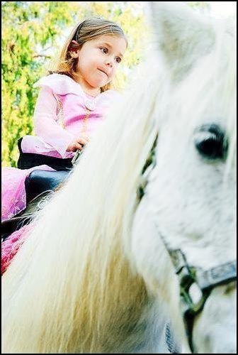  Renesmee lriding a horse at the farm