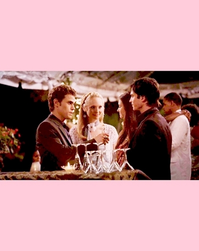  Stefan & Caroline || Damon & Elena ; 1x04