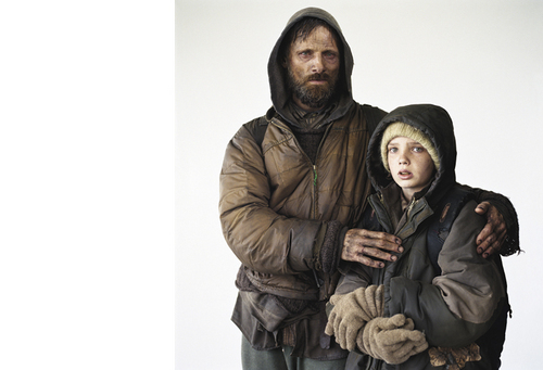  Viggo Mortensen and Kodi Smit-McPhee, "The Road", Erie, PA, 2008