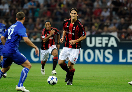  Zlatan playing for Milan
