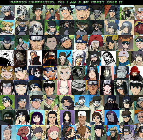  All Of The naruto Characters