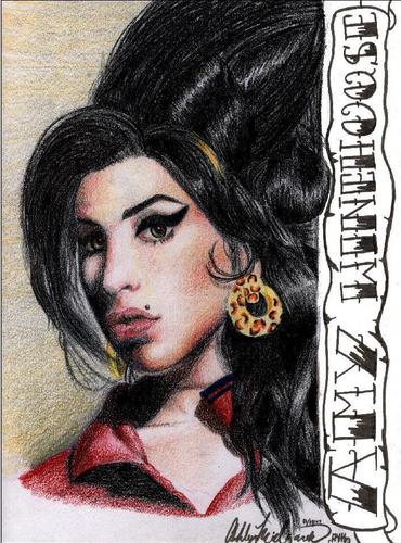  Amy Winehouse Portrait "Sketch"