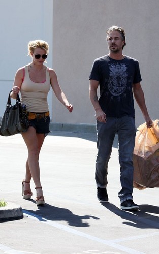  Britney & Jason out in Woodland Hills