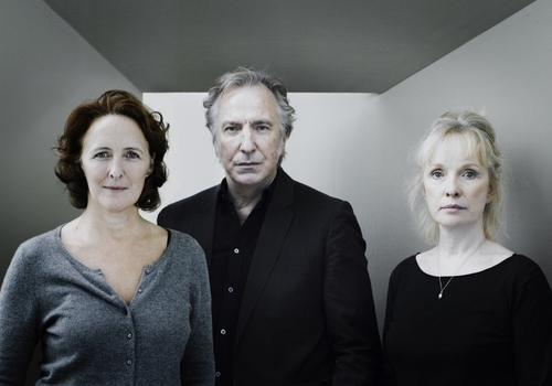  Fiona Shaw, Alan Rickman and Lindsay Duncan in the ABBEY THEATRE production of JOHN GABRIEL BORKMAN