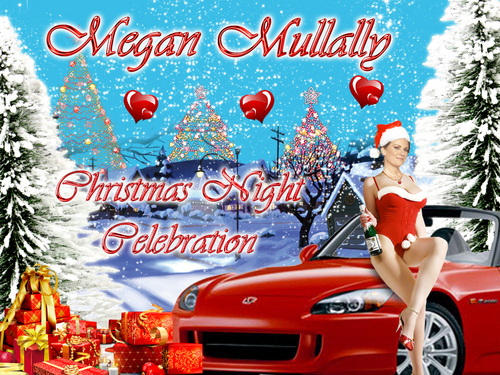  Megan Mullally giáng sinh Night Celebration