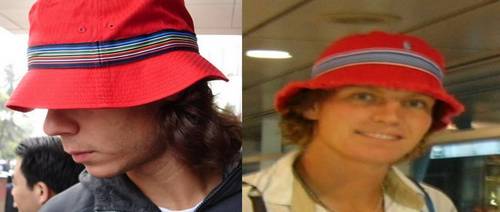  Nadal and Berdych in the same hats!