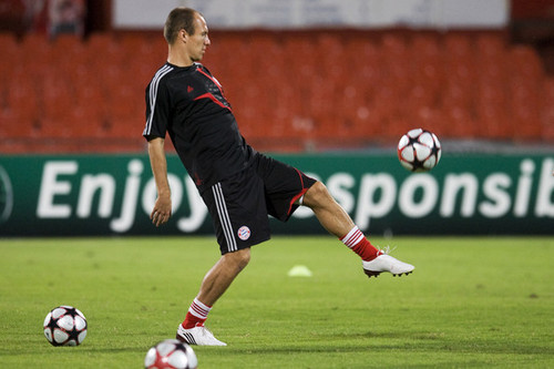  Robben playing for Bayern Munich