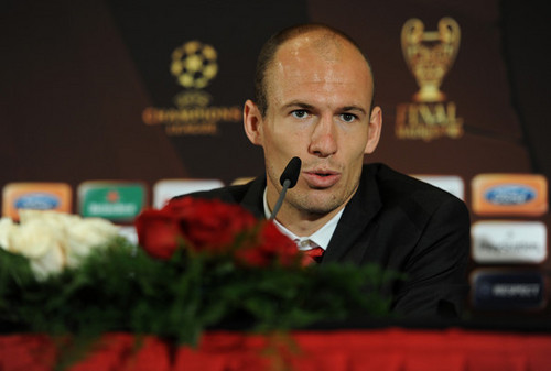  Robben playing for Bayern Munich
