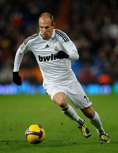  Robben playing for Real Madrid